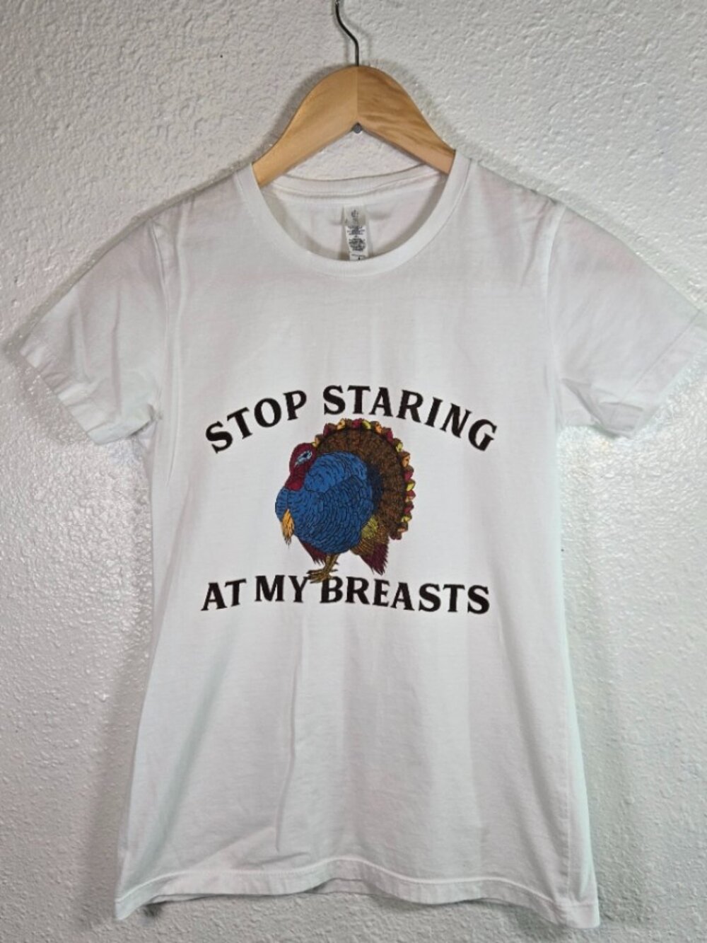 Stop Staring at My Breast - Thanksgiving Tee